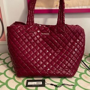 MZ Wallace Medium Metro Tote in Red Lacquer